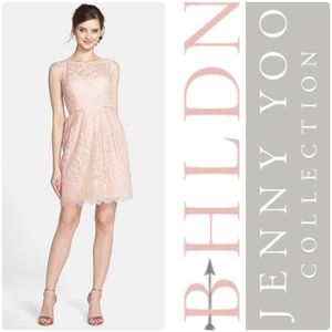 Jenny Yoo Harlow Lyon Gilded Lace Dress